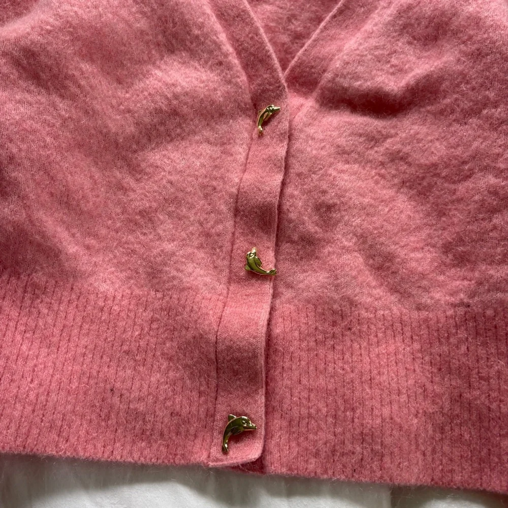Pink & Other Stories Cardigan Size Large - Picture 3 of 5